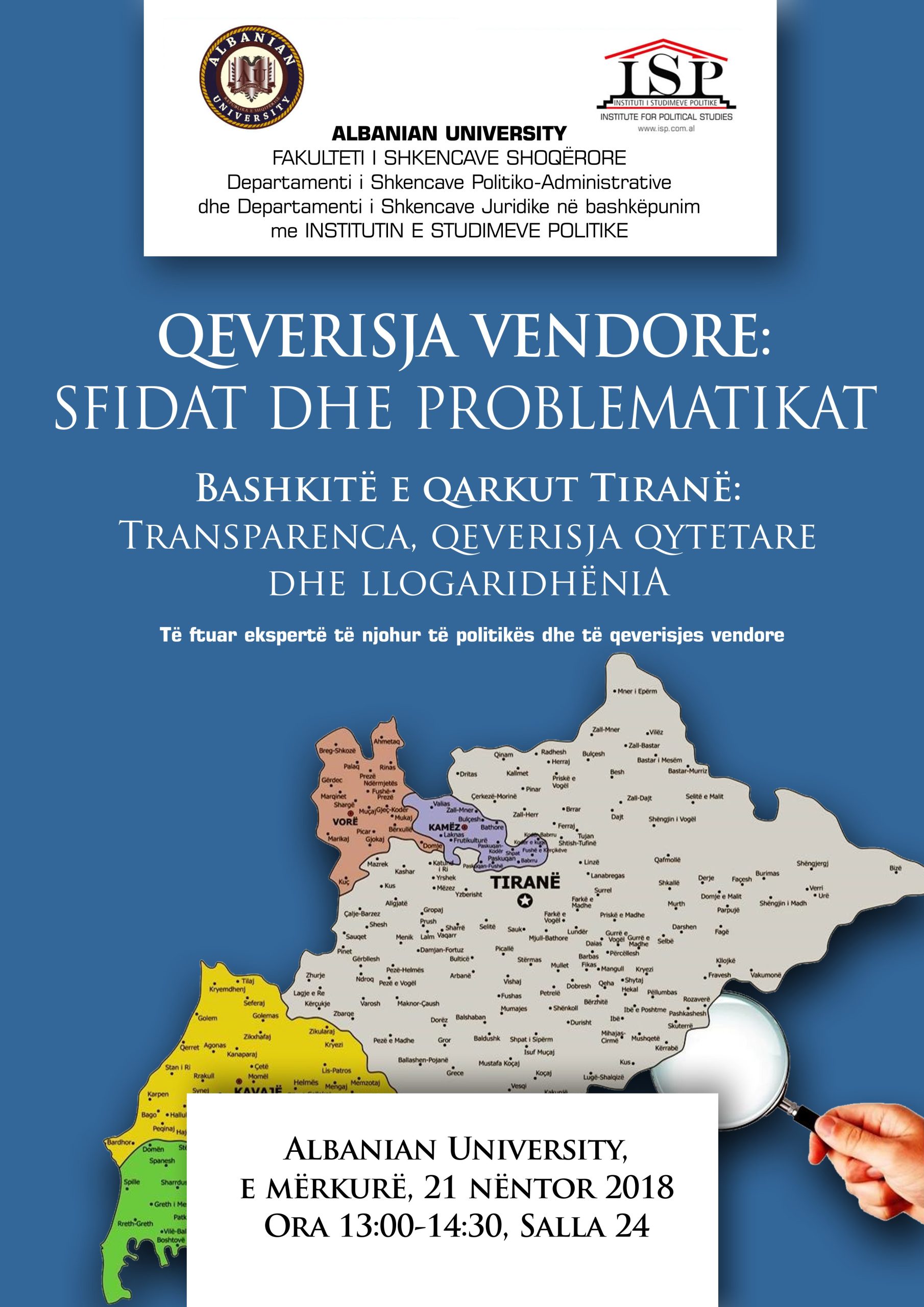 Leksion i hapur: Qeverisja Vendore: Sfidat dhe problematikat