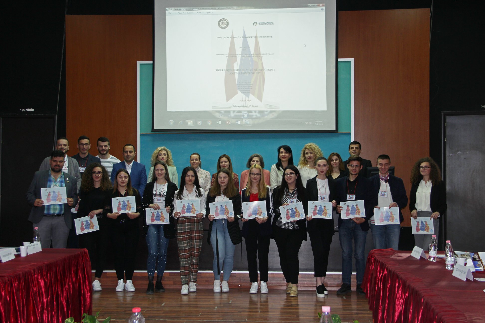 KONFERENCA E DYTË NDËRKOMBËTARE STUDENTORE ORGANIZUAR NGA ALBANIAN UNIVERSITY DHE UNIVERSITETI NDËRKOMBËTAR NË STRUGË 
