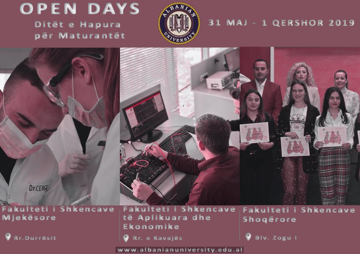 Open Days në Albanian University